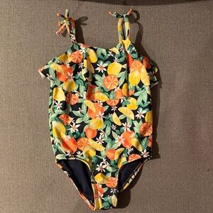 Old Navy Kids Swim One Piece - Citrus Floral